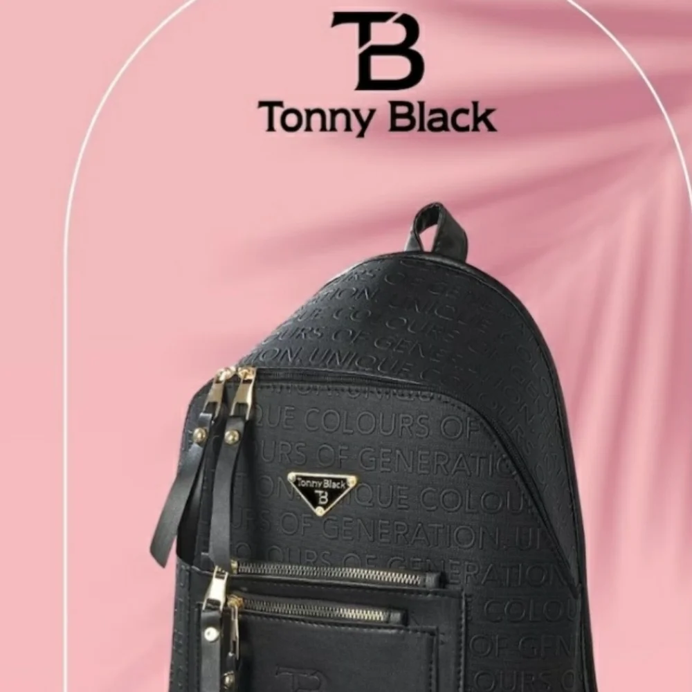 Vegan Leather Backpack, Black Leather Backpack